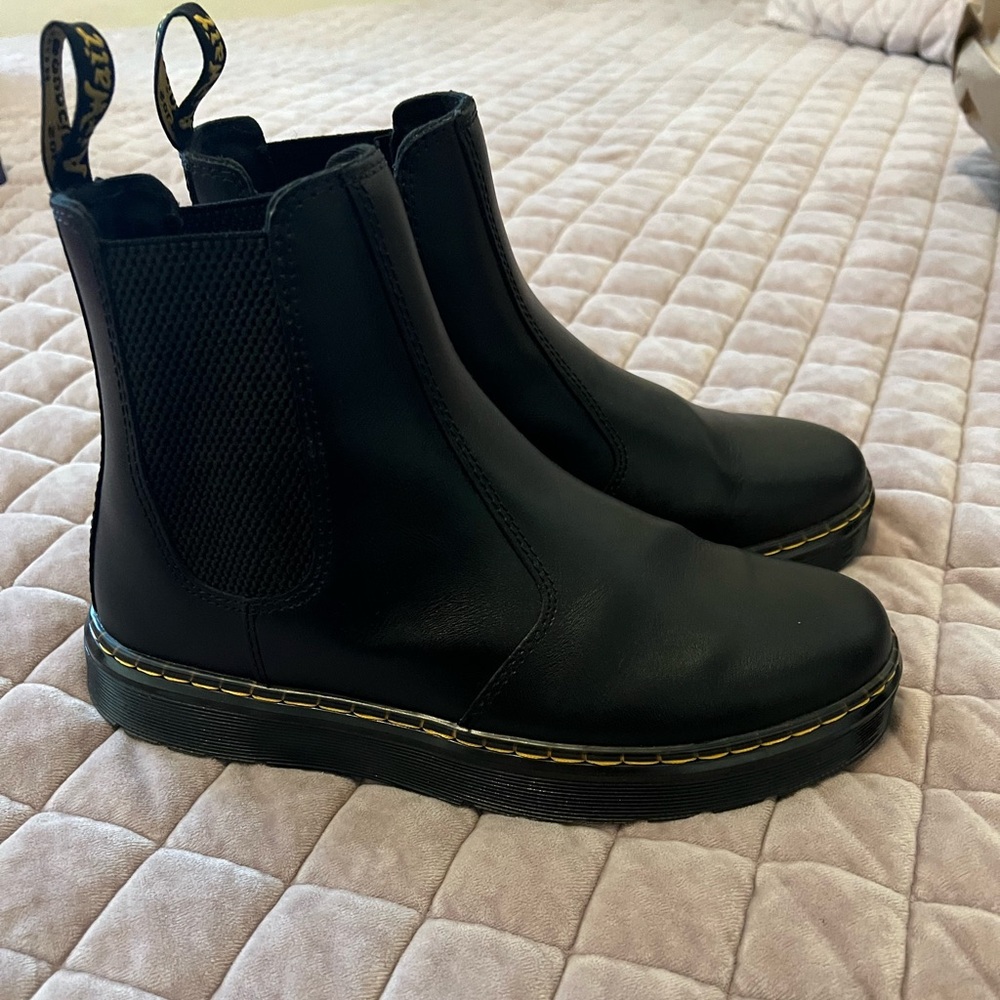Dr Martens boots.